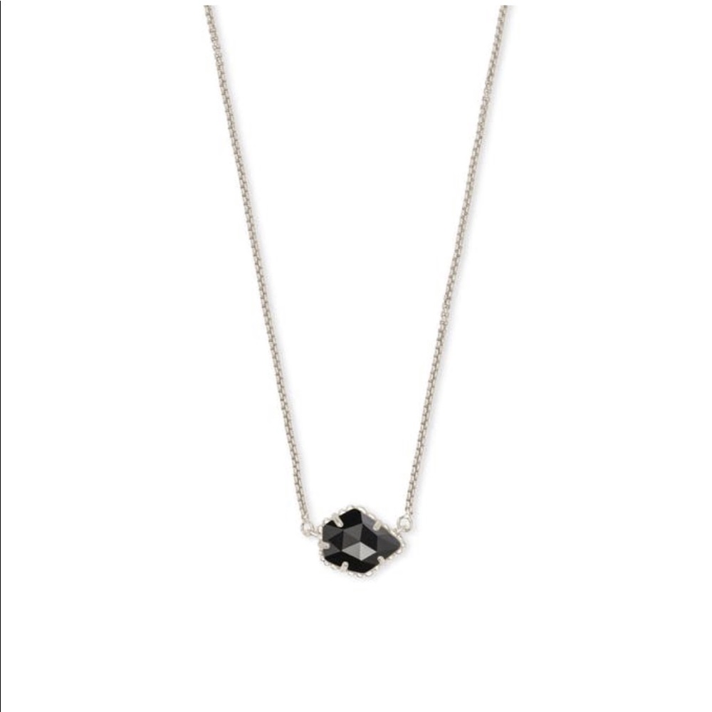 Kendra Scott Tess necklace black silver